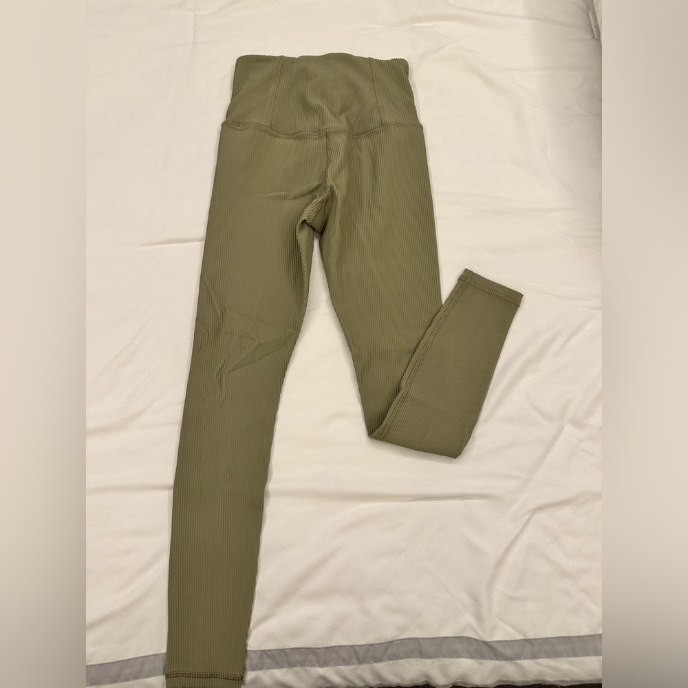 Ribbed Athleta Leggings
